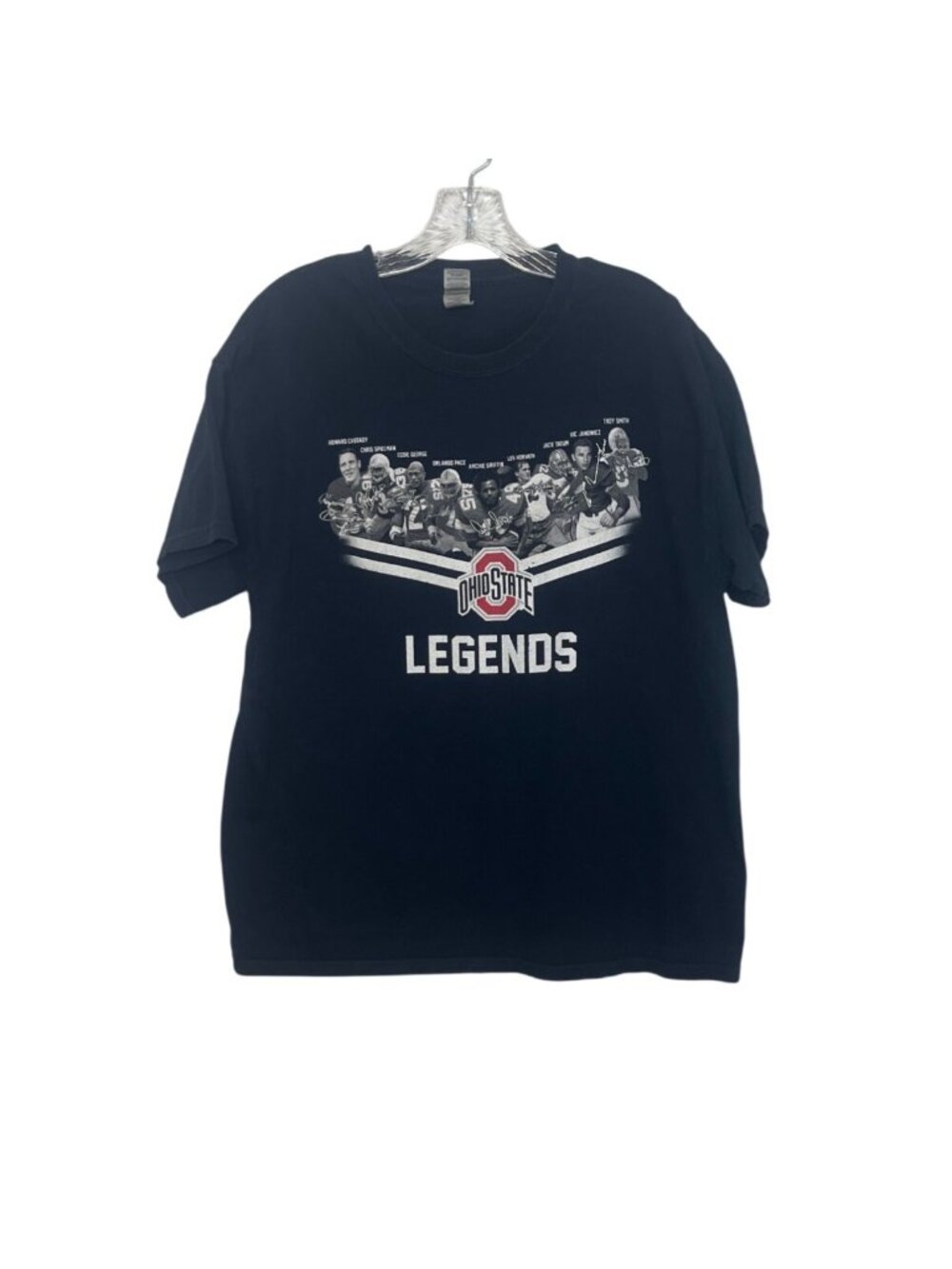 Ohio State OSU Legends Football Graphic Tshirt Mens Large Black Fanwear